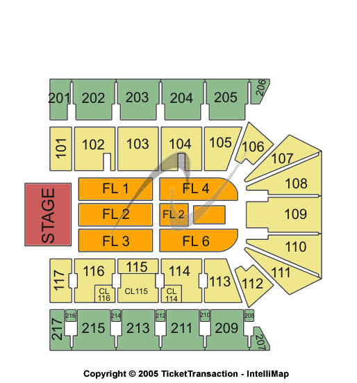 View Seating Map